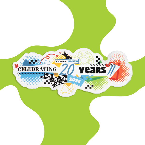 Celebrating 20 Years Sticker