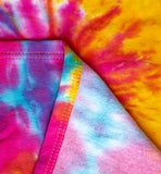 Tie-Dye Sweatshirt Blanket